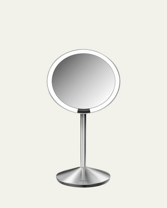 5" Sensor Mirror with Travel Case, Brushed Steel